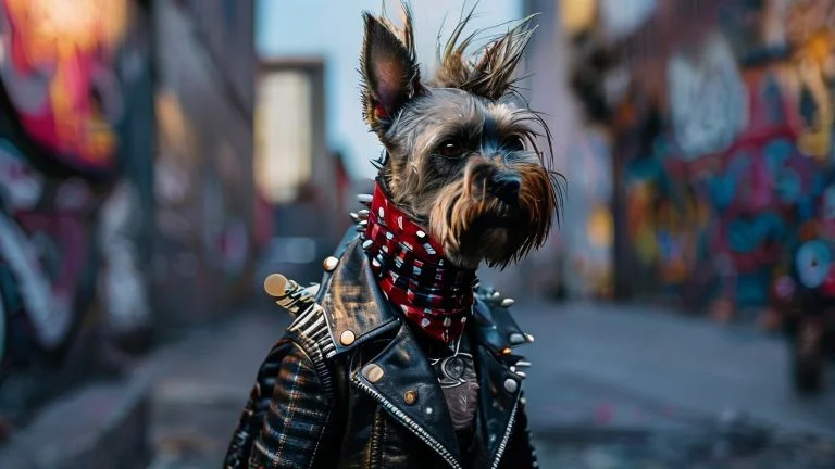 Estilo punk para cães: acessórios que elevam a personalidade do seu pet