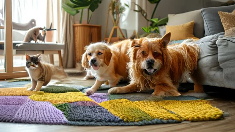 Tapetes perfumados para pets: conforto e estilo para seu animal