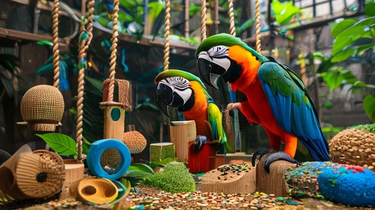 Brinquedos para Papagaios: Estimule a Mente e o Bem-Estar Deles