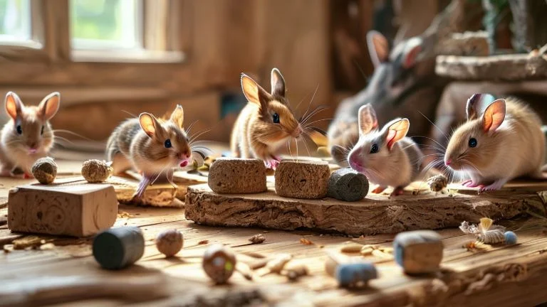 Brinquedos Essenciais para Fortalecer a Mandíbula de Roedores e Coelhos