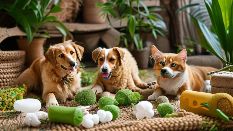 Brinquedos sustentáveis para pets: tendências e benefícios atuais
