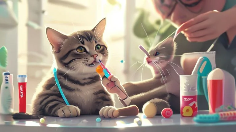 Como criar uma rotina eficaz para cuidar da higiene oral do seu gato