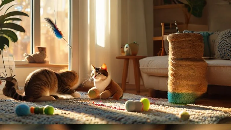 Brinquedos que Ajudam a Reduzir o Estresse em Gatos Domésticos