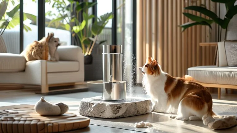 Bebedouros estilosos: hidratação com design para seu pet