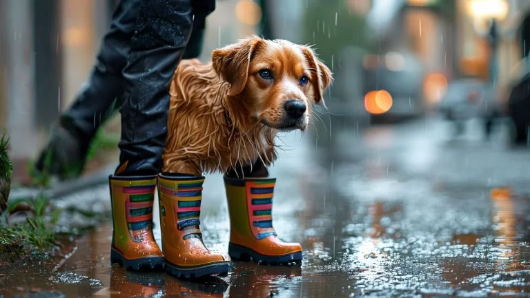 Sapatos para cães: conforto e proteção em dias chuvosos