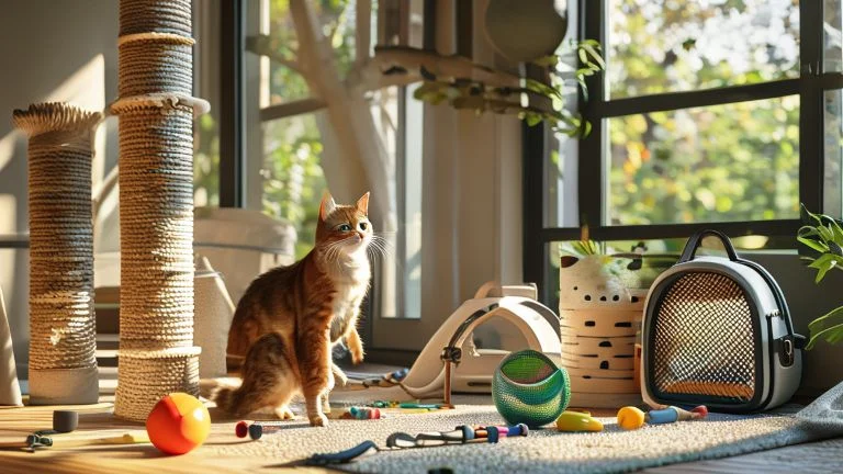 Os Melhores Acessórios para Gatos que Amam Explorar o Mundo
