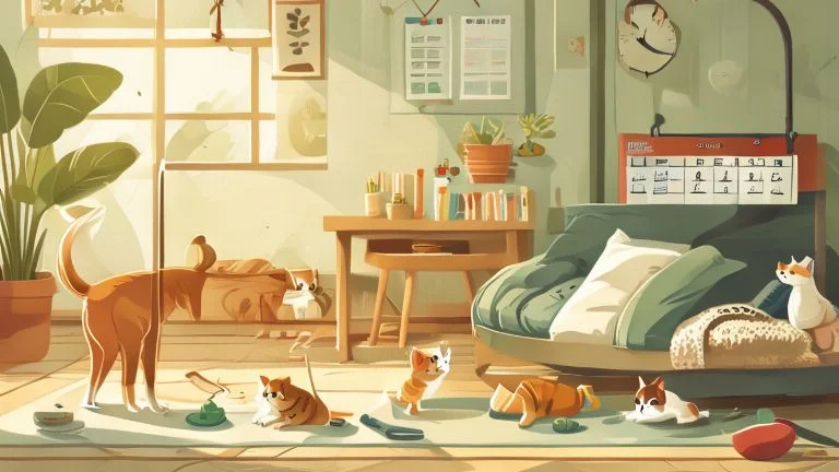 Como a rotina melhora o comportamento e treinamento dos pets