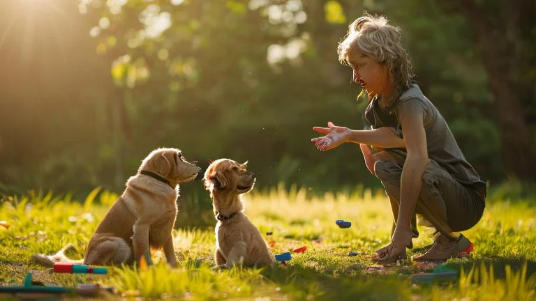 Como ensinar comandos por sinais manuais para cães de forma eficaz
